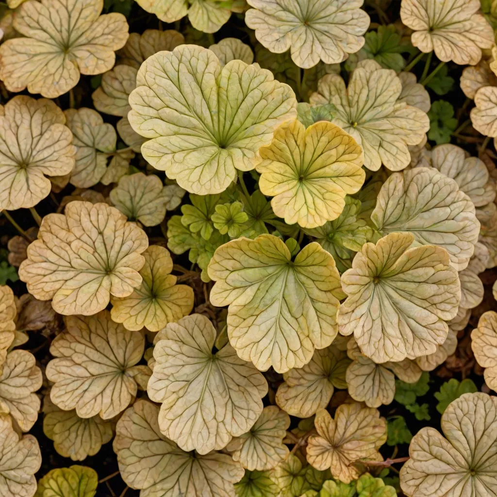 Dlaczego liście geranium żółkną?