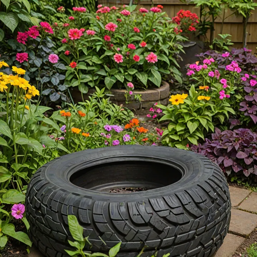 Czym pomalować oponę do ogrodu?