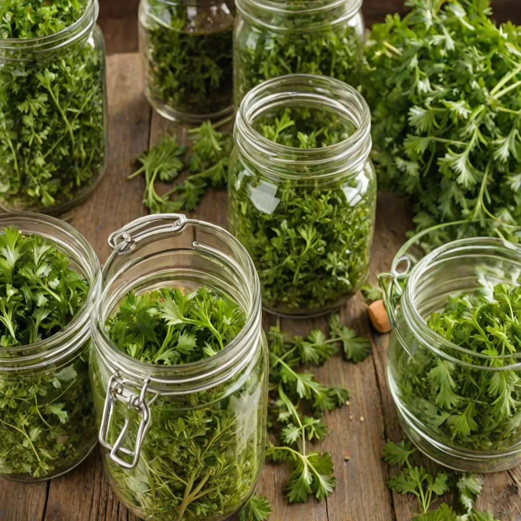 Jak przechować natkę pietruszki na zimę?