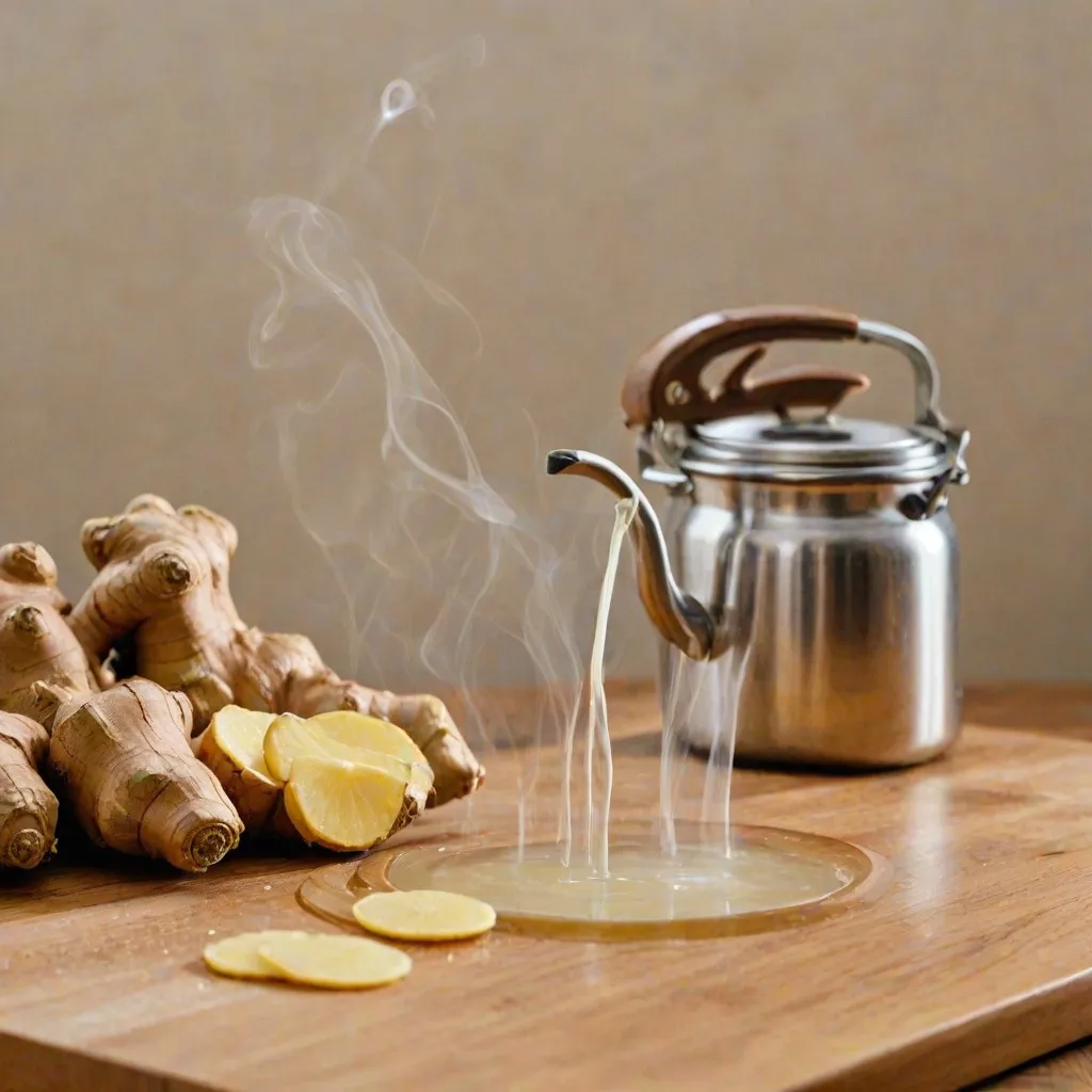 Czy imbir można zalewać wrzątkiem?