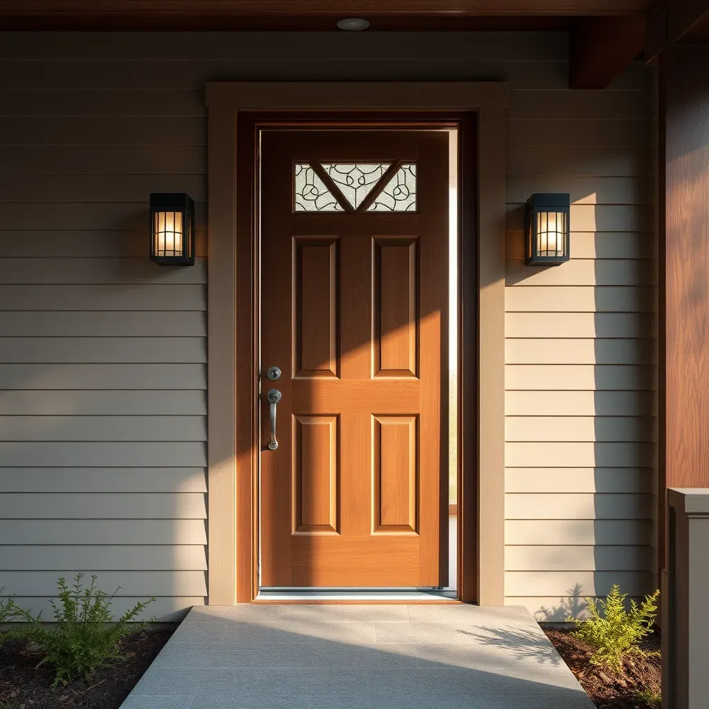 Drzwi malowane latte